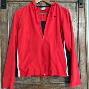 Nike Zip Up Jersey Lined Hoodie Jacket Size S